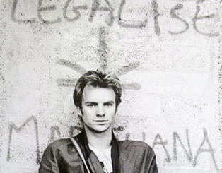 Sting's Legalise Marijuana Poster